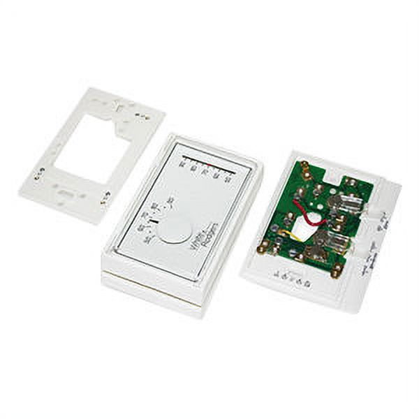 White Rodgers 1F56N-444 Non-Programmable, 1H/1C, Mechanical Thermostat w/  3-Wire Zone Mounting Plate, replacement for 125-202, 1F56-444 - Walmart.com