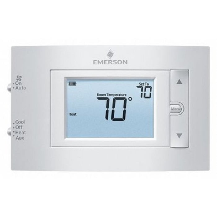 White-Rodgers 1F83H-21NP 4.5 Display Heat Pump Non-Programmable Thermostat  2 Heat/1 Cool - Walmart.com