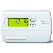 White-Rodgers 1F86-344 White LCD Battery Thermostat