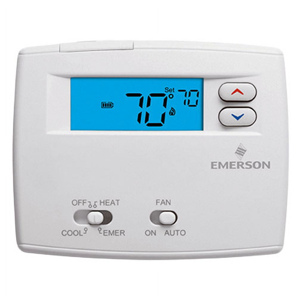 White-rodgers 1f89-0211 Heat Pump Non-programmable Thermostat, 2h 1c 