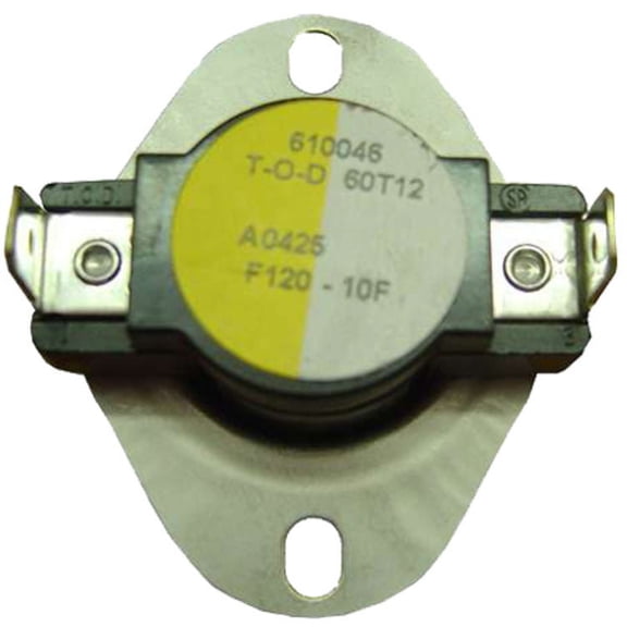 White Rodgers 3F01-120 3/4" Snap Disc Fan Control, Cut-In- 120 Degrees F, Cut-Out - 110 Degrees F