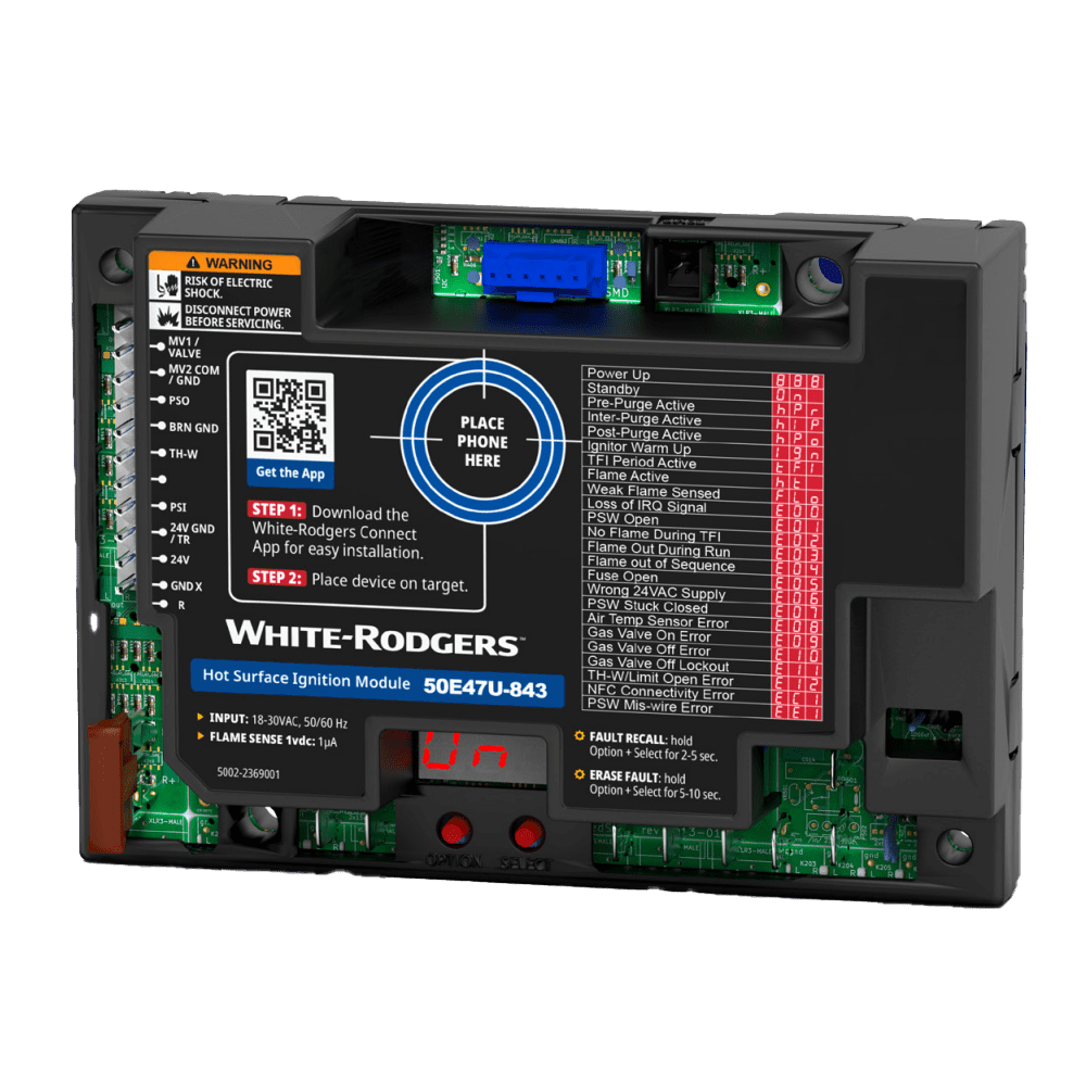 Al843 Module White-Rodgers 50E47U-843 Universal Hot Surface Ignition Module ...