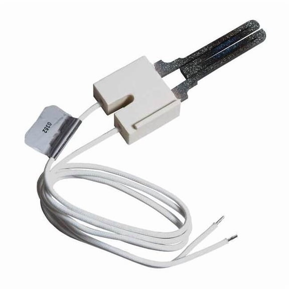 Hot Surface Igniter, LP/NG, 120V AC, 19 1/8 in L., Silicon Carbide 767A-371