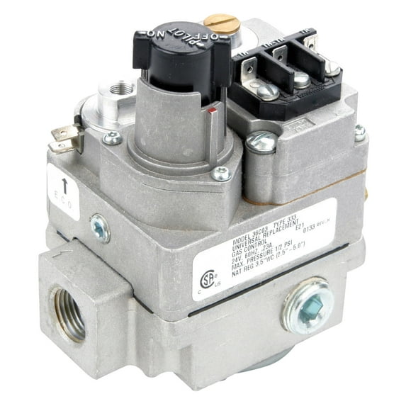 White Rodgers B800259 36C03-333 24V Standing Pilot Gas Valve with Side Tappings - 0.5 x 0.75 in.