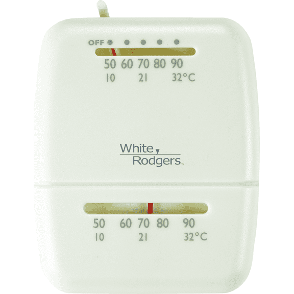 White Rodgers Economy Mechanical Thermostat - Pack of 12  Residential Use, Standard Application
