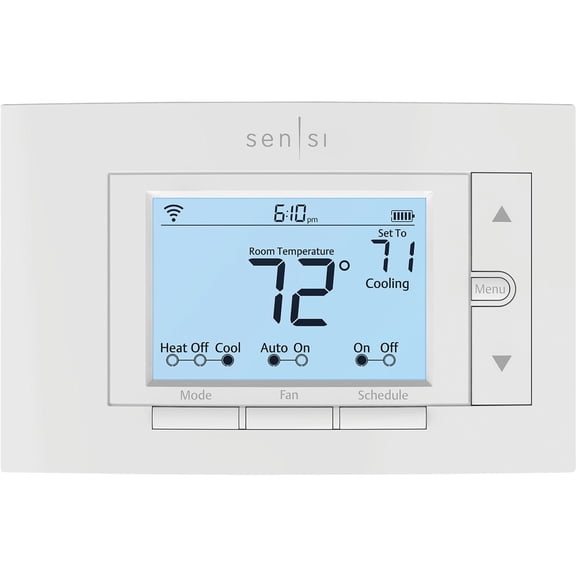 White-Rodgers/Emerson Emerson Sensi WiFi Programmable Digital Thermostat - Pack of 8