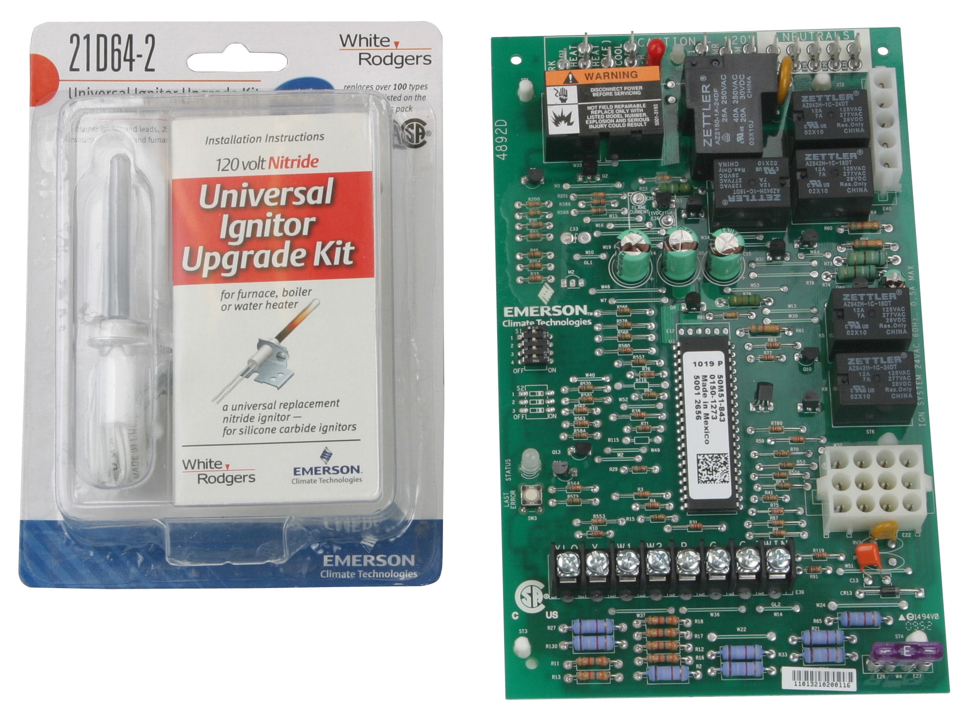 White-Rodgers Universal Integrated Furnace Control Kit with Ignitor