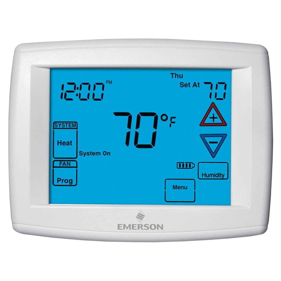 Emerson 1F95-1291 7-Day Touchscreen Thermostat with Humidity Control