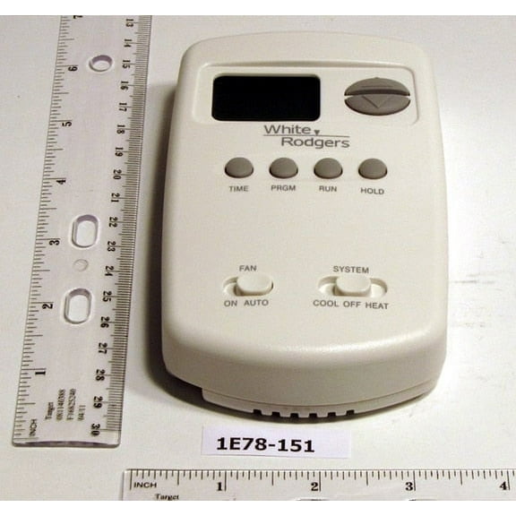White-Rodgers New 1E78-151 - 24V or Millivolt Single Stage 5/2 Day Digital Prog Thermostats