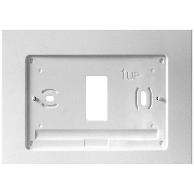 White Rodgers W100 Wall Plate Thermostat, Off White