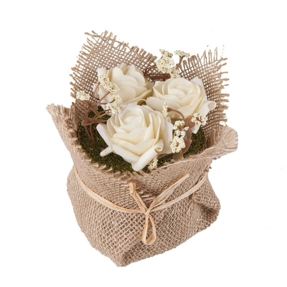 White Rose Bundle Table Setting Decor