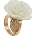 thumbnail image 1 of White Rose Cocktail CZ Iced Ladies Ring RL171 (7), 1 of 1
