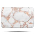 thumbnail image 1 of White Rose Gold Marble Bathroom Rugs Mat,Non Slip Microfiber Bathroom Rug,Rubber Backing,Soft Bathroom Mats for Bathroom Floor,Tub and Shower,17x27in(43x68cm), 1 of 5