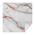 thumbnail image 1 of White Rose Gold Marble Pattern Square Tablecloth,Waterproof Square Table Cover,Wipeable Spillproof Washable Table Cover for Home Kitchen Party Decor 60"x60"(152x152cm), 1 of 6