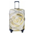 thumbnail image 1 of White Rose Luggage Cover Anti Scratch, Elastic Suitcase Protector Suitcase Covers for Luggage Fits 18-32 Inch Luggage, 1 of 5