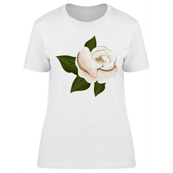 White Rose T-Shirt Women -Image by Shutterstock, Female Large