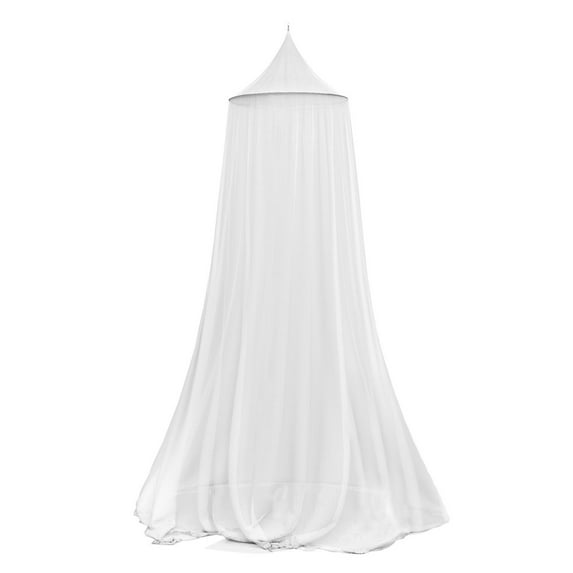 White Round Bed Canopy