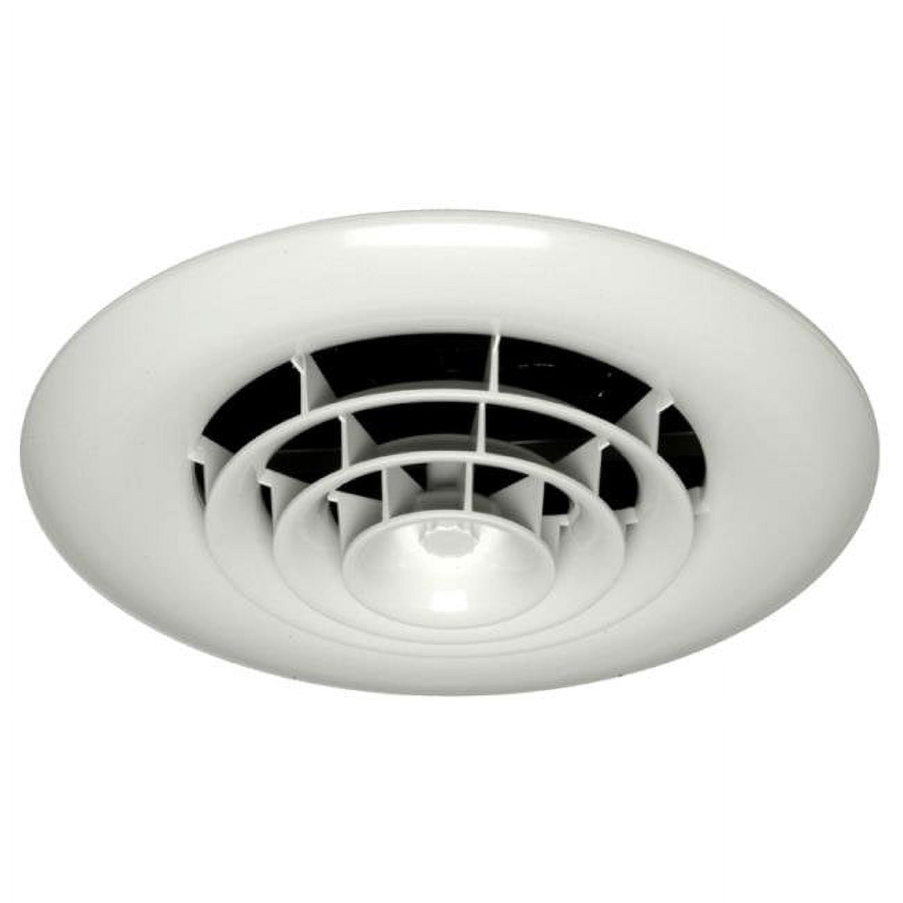 Ceiling Air Diffuser Round Step-Down Ceiling Diffuser - White 8
