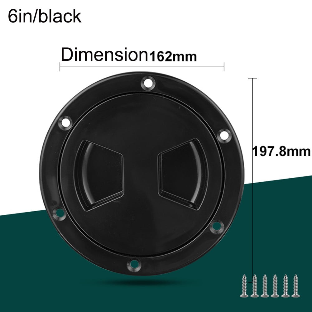 LBKYJ 4 Pack 4" 6" Boat Round Non Slip Inspection Hatch - Foto 8