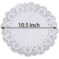 White Round Lace Paper Doilies - 10.5 inch Doilies Decorative Paper,150 PCS
