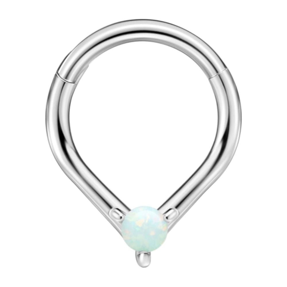 Amazon.com: COCHARM 16 Gauge Septum Ring Greeen CZ Septum Jewelry 10MM  Dainty Daith Piercing Jewelry Surgical Steel Cute Diamond Helix Cartilage  Hoop Earring : Clothing, Shoes & Jewelry