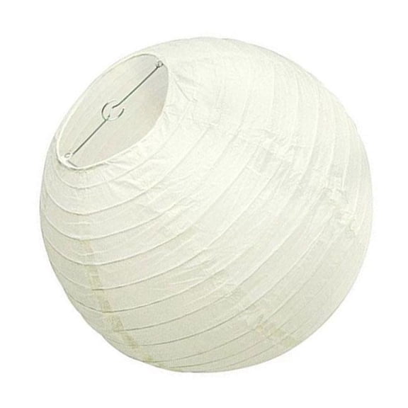 White Round Paper Lampshade, Replacement Ball Lanterns Lamps Paper Lantern Ceiling Light Cover