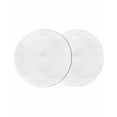 thumbnail image 1 of White Round Placemats Set of 2 for Dinning Tables,Heat-proof Braided Table Mats 13 Inch,Modern Minimalist Pure Soild Color Washable Place Mat for Kitchen Restaurant Party Decor Supplies Table Setting, 1 of 9