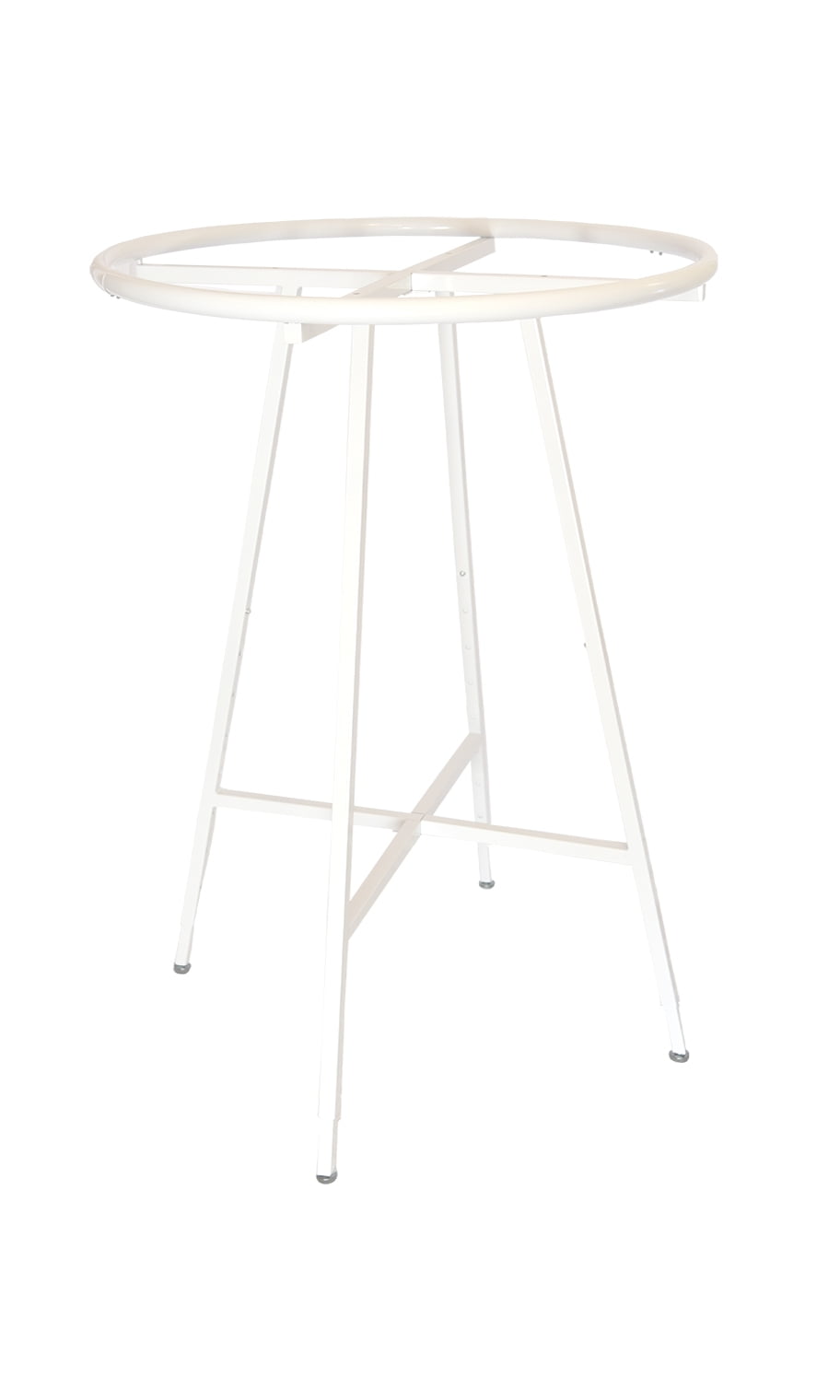 White Round Rack KD