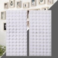 thumbnail image 1 of White Round Self‑Adhesive Hook Loop Dots, 250 Pairs Strong Adhesive Backing Fastener Circles, Waterproof Nylon Stick Dots for Craft, Classroom Bulletin Board & Household Organization(White), 1 of 6