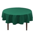 thumbnail image 1 of White Round Tablecloth 60 Inch - Waterproof Stain Resistant Spillproof Polyester Fabric Table Cloth for Dining Room Kitchen Parties, 1 of 6