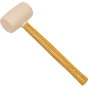 White Rubber Mallet - Pack of 4