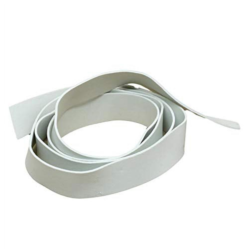 White Rubber Swim Elastic 3/8" Wide 5 Yards