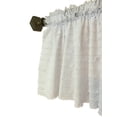 thumbnail image 1 of White Ruffle Valance Sheer Curtain Window Treatment for Home Decor, Kitchen, Nursery, Office, Bedroom, 1 of 6