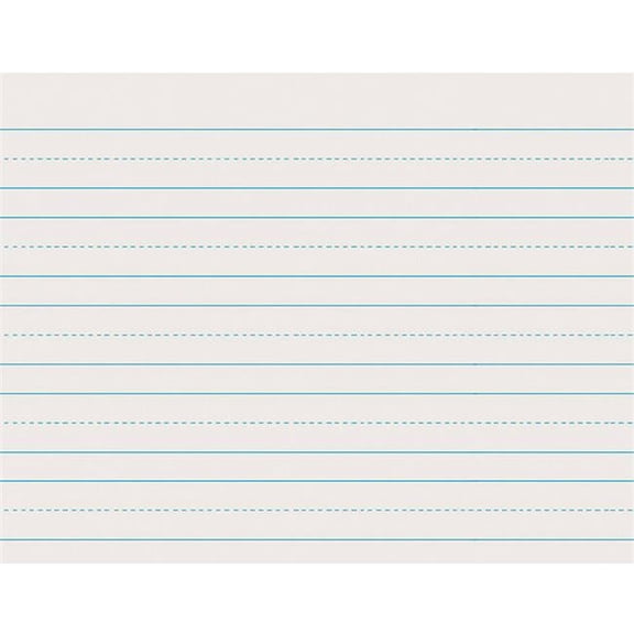 White Ruled Newsprint Skip-A-Line, 1 x 0.5 x 0.5 in. - 5 Reams