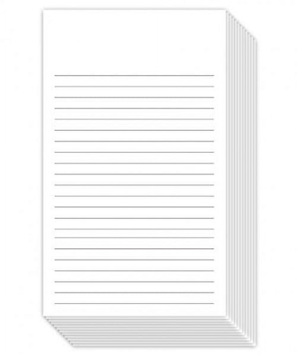 White Ruled Vertical Index Cards, 3” X 5” Inches