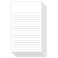 thumbnail image 1 of White Ruled Vertical Index Note Cards, 3” X 5” Inches | 300 Sheets Per Pack, 1 of 5