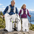 White Running Hydration Vest with 1.5L Leak-Proof Bladder for Trail ...