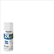 White, Rust-Oleum American Accents 2X Ultra Cover Semi-Gloss Spray Paint- 12 oz