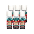 thumbnail image 1 of 6 Pack, White, Rust-Oleum Automotive Fabric and Vinyl Gloss Spray Paint-248922, 11 oz, 1 of 4