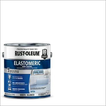 White, Rust-Oleum Elastomeric Roof Coating, Gallon