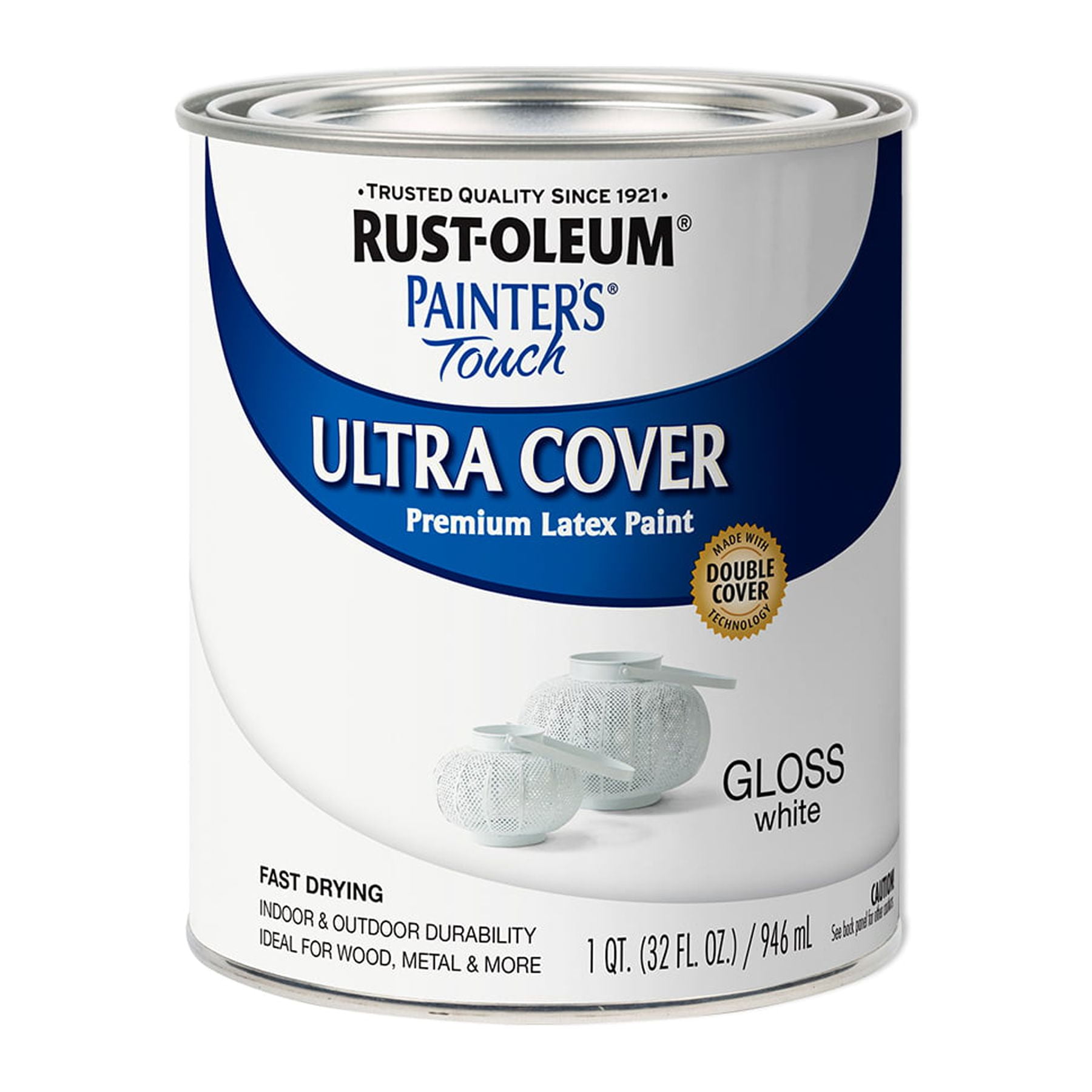 White, RustOleum Painter's Touch Ultra Cover Gloss, Quart