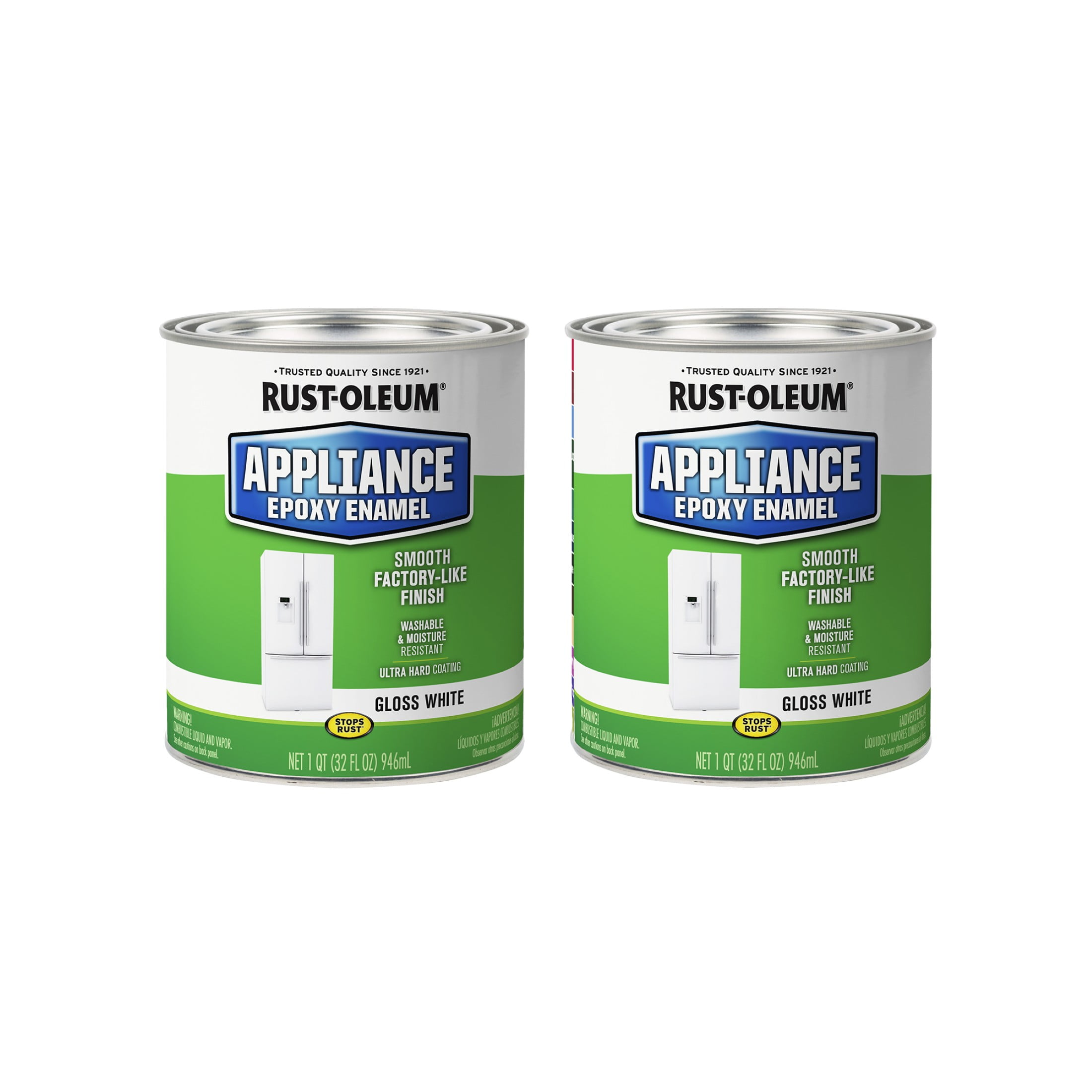 Pack, White, Rust-Oleum Specialty Gloss Appliance Enamel Paint