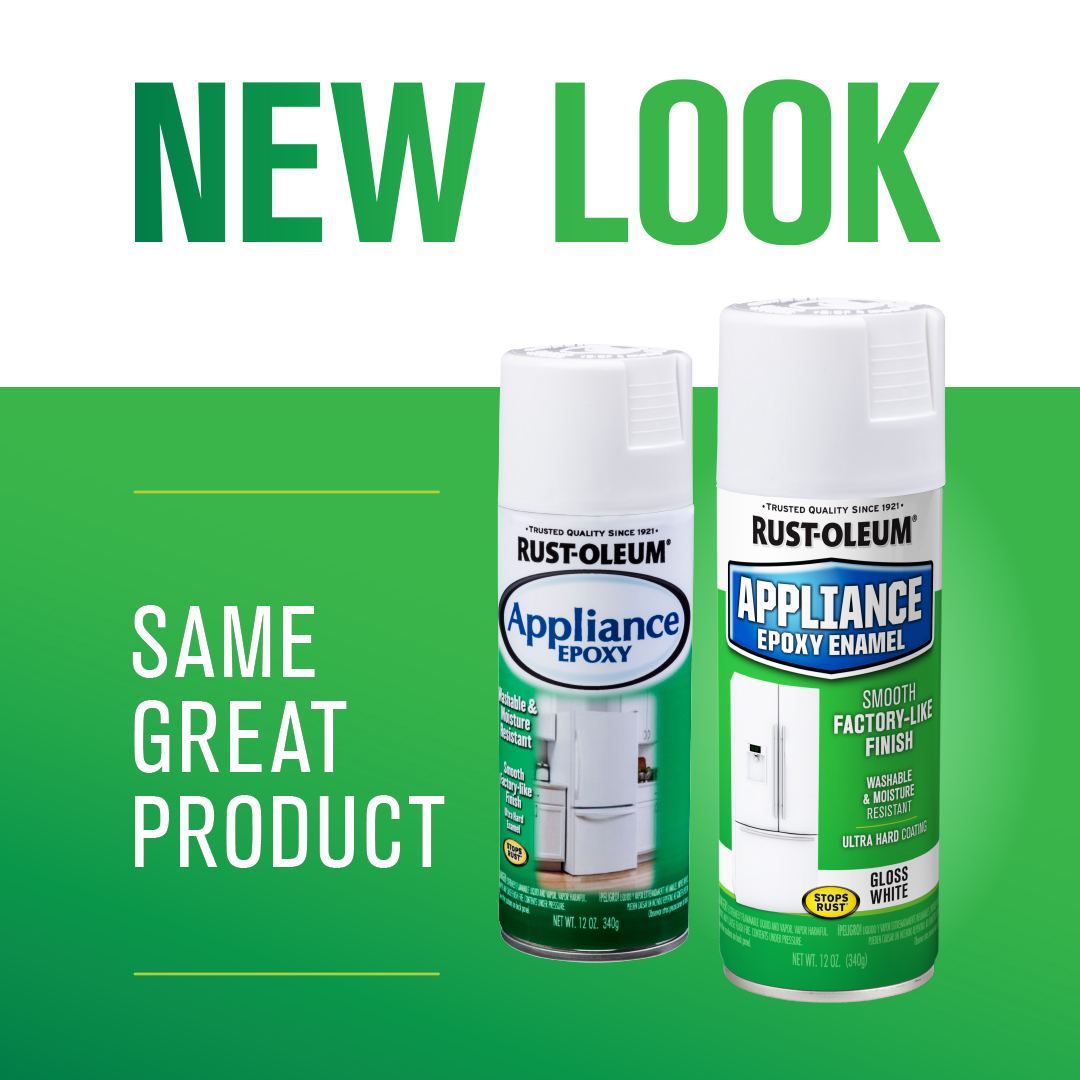 Black, RustOleum Specialty Gloss Appliance Epoxy Spray Paint, 12 oz