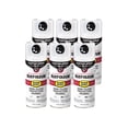 thumbnail image 1 of 6 Pack, White, Rust-Oleum Stops Rust Custom Spray 5 in 1 Semi-Gloss Spray Paint-376910, 12 oz, 1 of 12