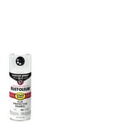 White, Rust-Oleum Stops Rust Custom Sprays 5 in 1 Flat Spray Paint- 12 oz, 376856