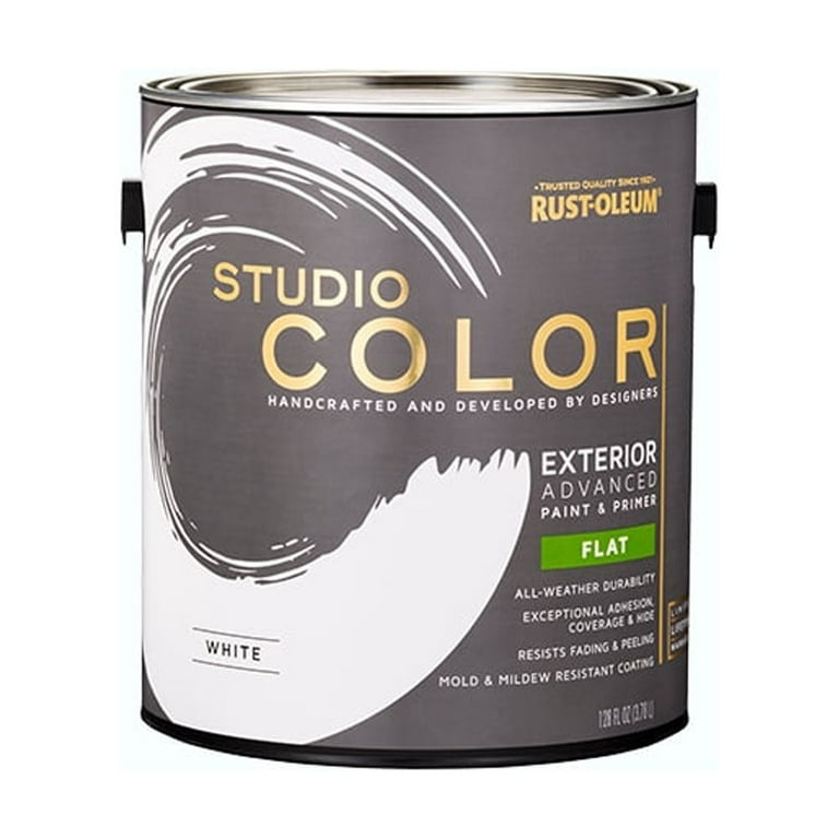 Clay Mask, Rust-Oleum Studio Color Interior Paint + Primer, Semi-Gloss  Finish, Gallon 