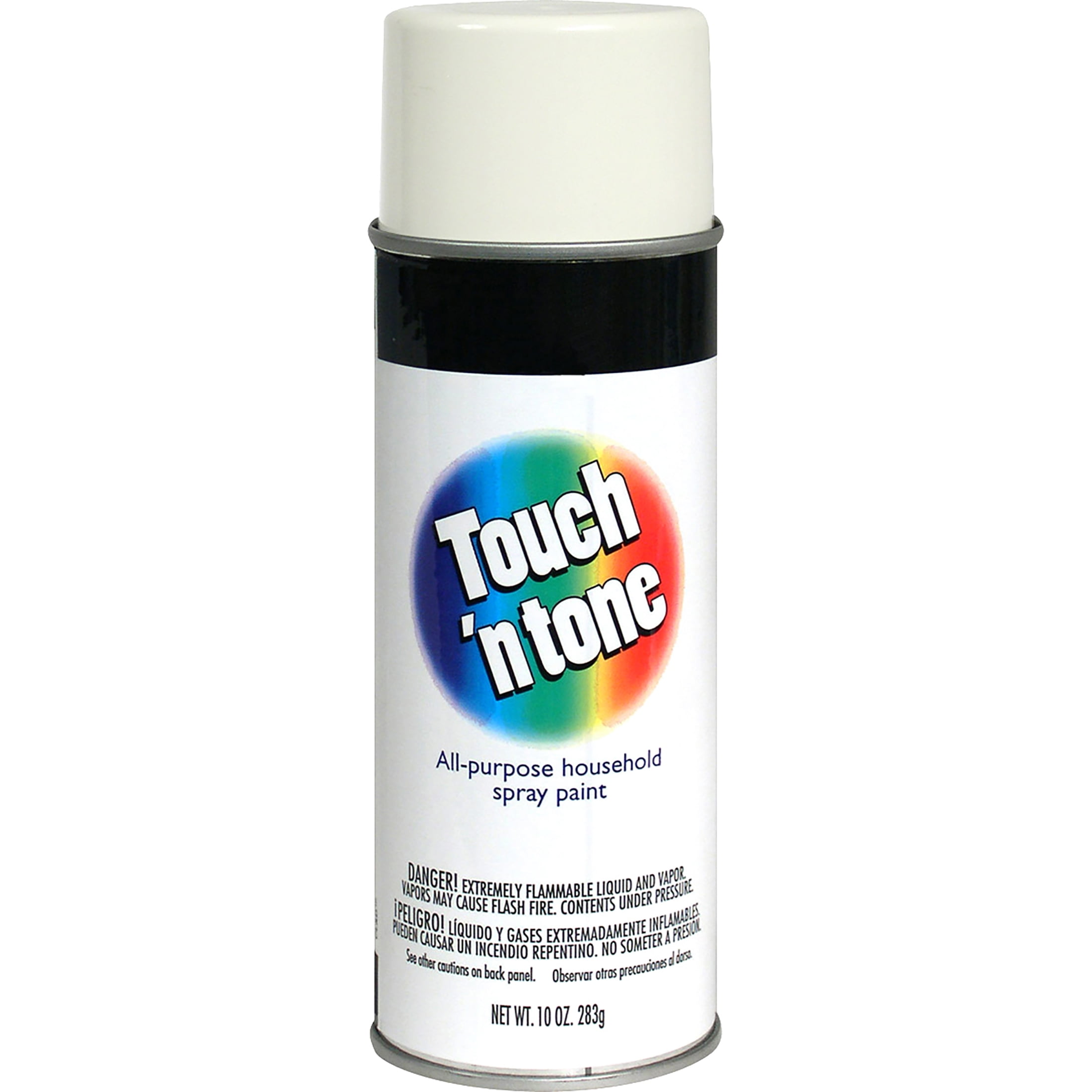 White, RustOleum Touch 'n Tone Gloss Spray Paint55274830, 10 oz