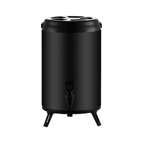 White Rustless 8L Drink Distributor Highlighting Twist Seal Lid For Coffee Tea Beverages Additionally Manual Use