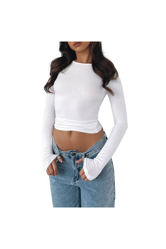 White S WIZUTIZ Top for Women Holiday Saving Casual Cotton Blend Pure Colour Tee Solid Linen Round Neck Tshirts Summer-Beach Short Sleeve Cozy Style T-shirt Oversize Tunics Tshirt Plain Ladies Blouse