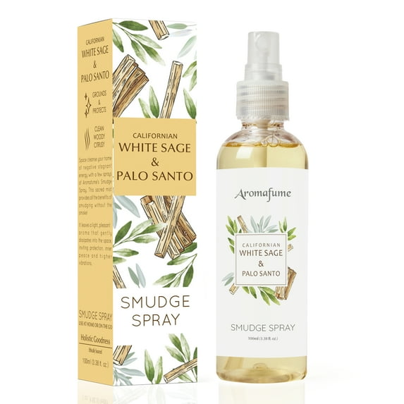 White Sage & Palo Santo Smudge Spray & Natural Mist by Aromafume